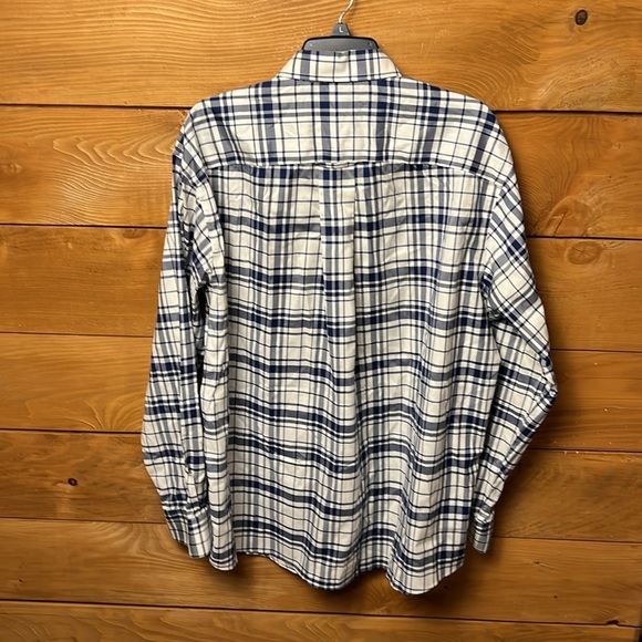 ORVIS Classic Fit Mens Button Shirt Blue Plaid 26 PTP XL Event wedding office - Picture 8 of 10